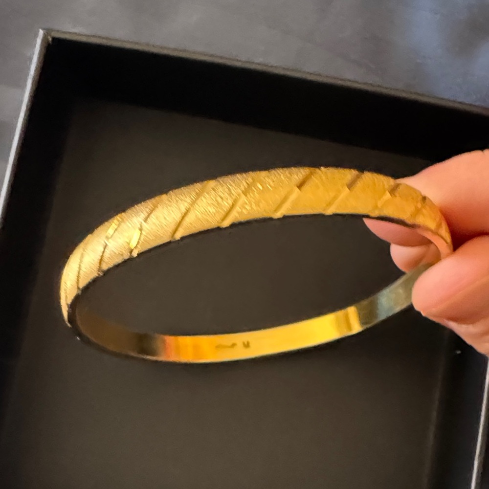 Monet Gold Bangle Bracelet